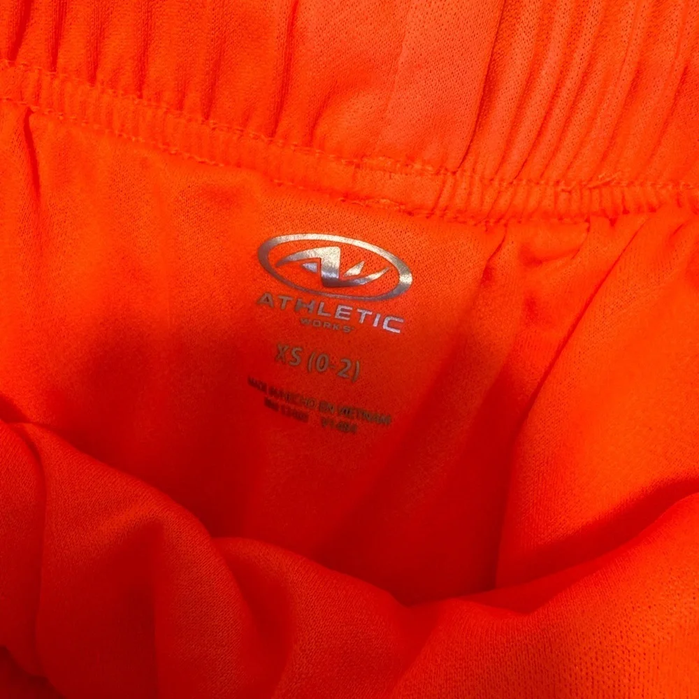 Athletic Works Neon Orange Women's Athletic Shorts